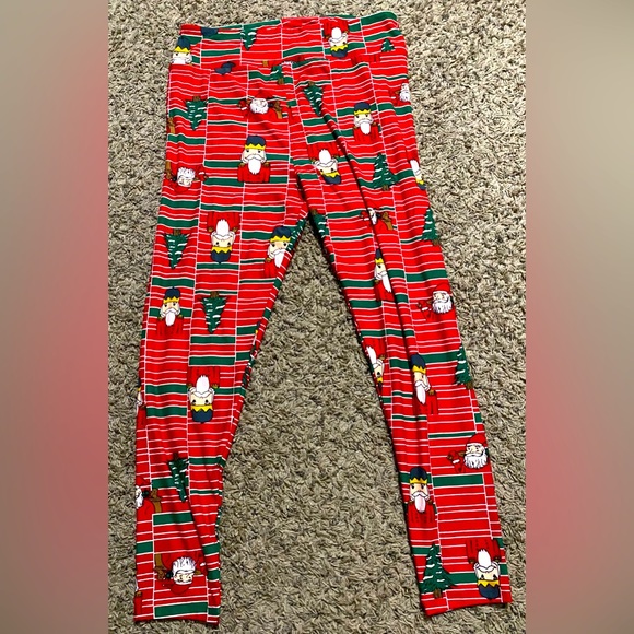 LuLaRoe Women TC2 Santa & The Nutcracker Christmas Leggings - Picture 1 of 7